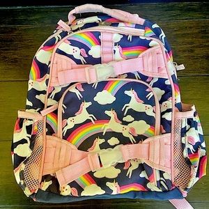 Pottery Barn Kids Small Unicorn Rainbow Backpack